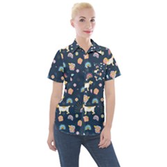 Women s Short Sleeve Pocket Shirt 