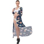 Dogs Maxi Chiffon Beach Wrap