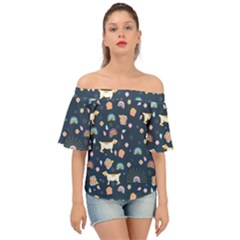 Off Shoulder Short Sleeve Top 