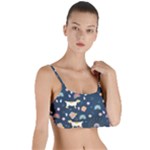 Dogs Layered Top Bikini Top 