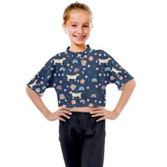 Kids Mock Neck T-Shirt 