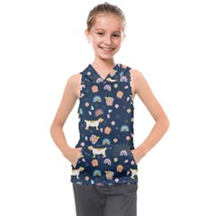 Kids  Sleeveless Hoodie 