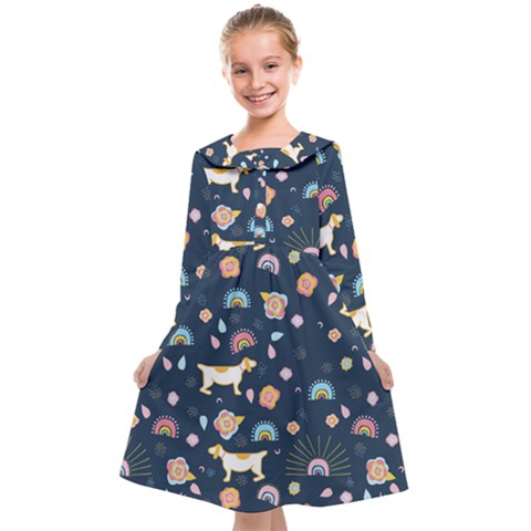 Dogs Kids  Midi Sailor Dress from ArtsNow.com