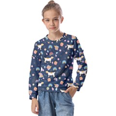 Kids  Long Sleeve T-Shirt with Frill  