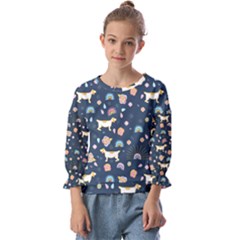 Kids  Cuff Sleeve Top 