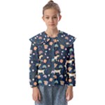 Dogs Kids  Peter Pan Collar Blouse