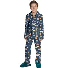 Kids  Long Sleeve Velvet Pajamas Set 