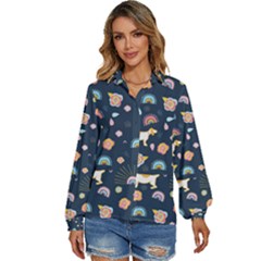 Women s Long Sleeve Button Up Shirt 