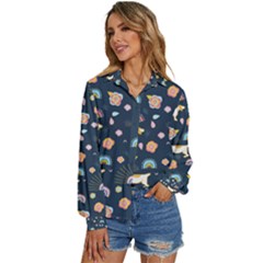 Women s Long Sleeve Button Up Shirt 