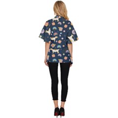 Women s Batwing Button Up Shirt 