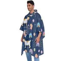 Men s Hooded Rain Ponchos 