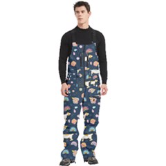 Men s Front Zip Ski And Snowboard Bib Pants 