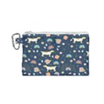 Dogs Canvas Cosmetic Bag (Small)