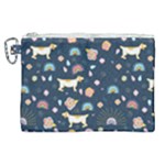 Dogs Canvas Cosmetic Bag (XL)