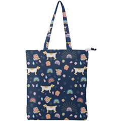 Double Zip Up Tote Bag 