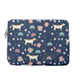 Dogs 13  Vertical Laptop Sleeve Case With Pocket