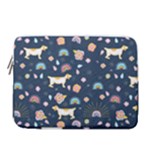 Dogs 14  Vertical Laptop Sleeve Case With Pocket