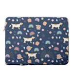 Dogs 15  Vertical Laptop Sleeve Case With Pocket