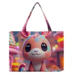 Cute creature Zipper Medium Tote Bag