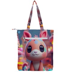 Double Zip Up Tote Bag 