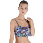 Trash to Treasure (AI) Layered Top Bikini Top 