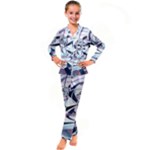 Vanilla Dream Kids  Satin Long Sleeve Pajamas Set