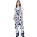 Vanilla Dream Women s Front Zip Ski And Snowboard Bib Pants