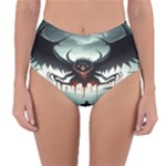 Halloween Goodie Reversible High-Waist Bikini Bottoms