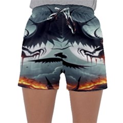 Women s Satin Sleepwear Shorts 