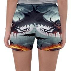 Women s Satin Sleepwear Shorts 