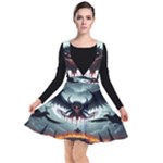 Halloween Goodie Plunge Pinafore Dress