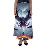 Halloween Goodie Flared Maxi Skirt