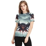 Halloween Goodie Women s Short Sleeve Rash Guard