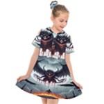 Halloween Goodie Kids  Short Sleeve Shirt Dress