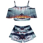 Halloween Goodie Kids  Off Shoulder Skirt Bikini