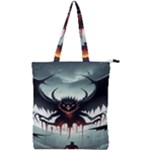 Halloween Goodie Double Zip Up Tote Bag