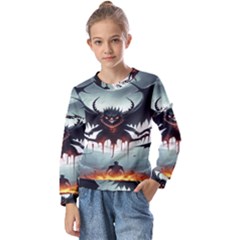 Kids  Long Sleeve T-Shirt with Frill  