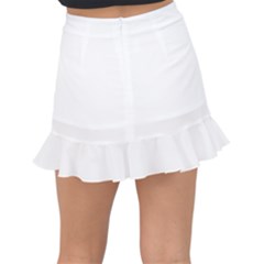 Fishtail Mini Chiffon Skirt 