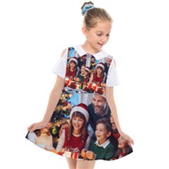 Kids  Short Sleeve Shirt Dress 