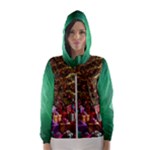 Merry christmas Women s Hooded Windbreaker