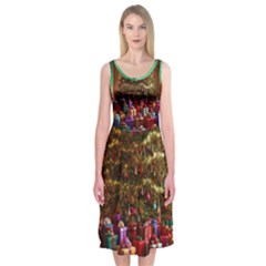 Merry christmas Midi Sleeveless Dress from ArtsNow.com