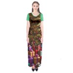 Merry christmas Short Sleeve Maxi Dress