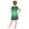 Kids  Short Sleeve Velvet Dress 