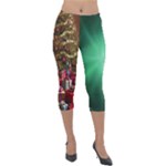 Merry christmas Lightweight Velour Capri Leggings 