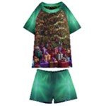 Merry christmas Kids  Swim T-Shirt and Shorts Set