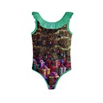 Merry christmas Kids  Frill Swimsuit