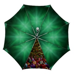 Merry christmas Automatic Folding Umbrella with Case (Medium) from ArtsNow.com