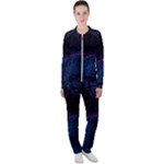 Abstract Feathers Casual Jacket and Pants Set