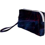 Abstract Feathers Wristlet Pouch Bag (Small)