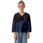 Abstract Feathers Kids  Sailor Shirt